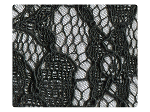 98 Black Lace Grey Satin